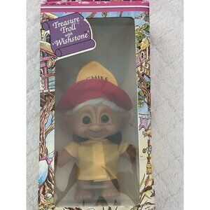Ace Novelty Treasure Trolls Fire Chief In Original Box 1991